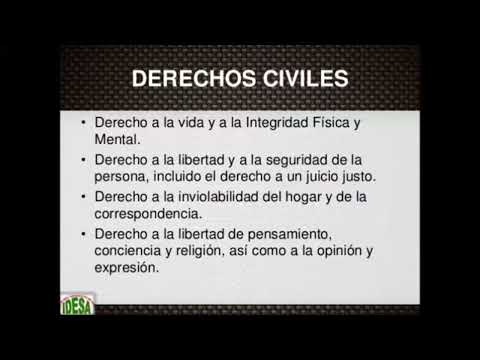DERECHOS CIVILES Y