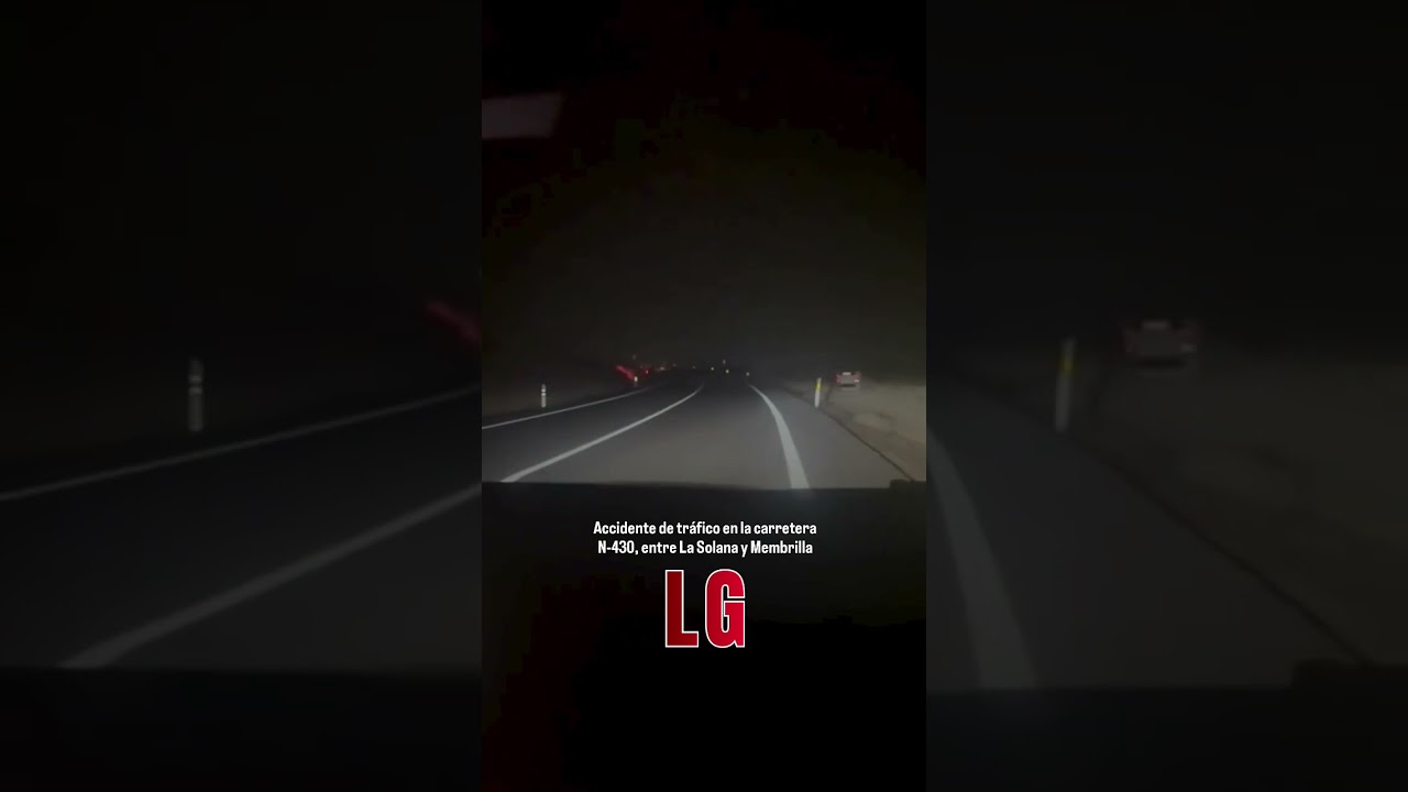 ⚠️ Accidente de tráfico en la carretera N-430, entre La Solana y Membrilla  - YouTube
