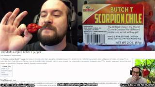 Megna Reacts to TinariKao Eating a Butch T Scorpion Pepper
