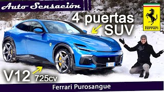 Prueba FERRARI Purosangue 2023 . ¿Genialidad inclasificable o una traición SUV?