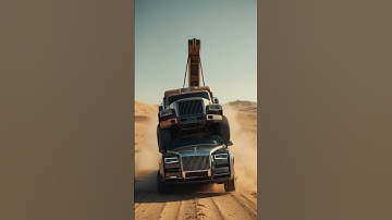 Rolls-Royce Crashes Into Truck 💥 | Cinematic AI Video | Realistic 8K Short