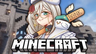 【MINECRAFT】 let's try a cool optical illusion for the palace!!! 【NIJISANJI EN | Aia Amare 】