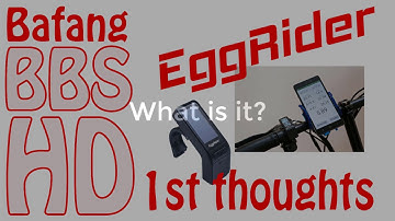Eggrider V2 ebike Display on BBSHD - First Impressions