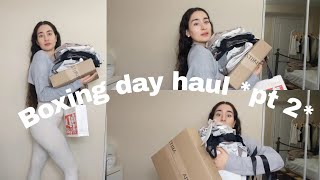 The *REST* of my stuff came in the *MAIL*! What i *GOT* for boxing day *PT 2* Aritzia, ALO, H&M, UA