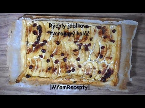 Rýchly jablkovotvarohový koláč |MňamRecepty|