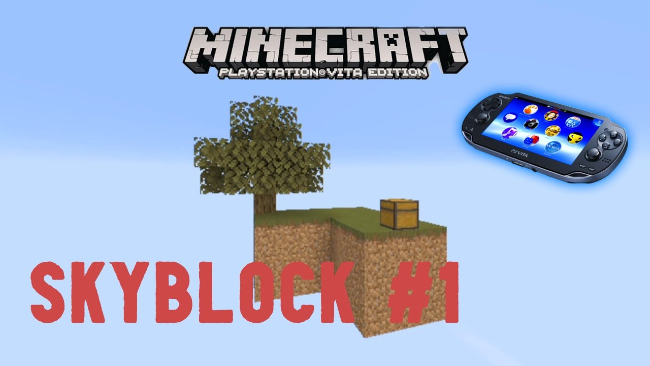 Minecraft PS VITA Skyblock #1 - YouTube