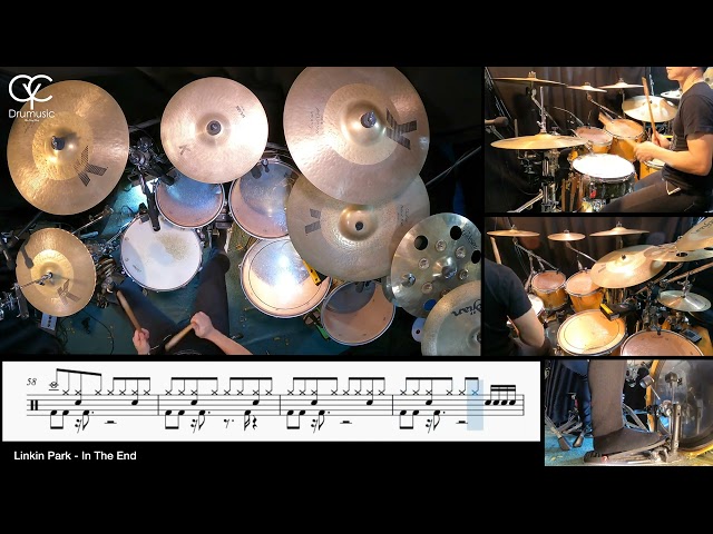 In The End - Linkin Park / Drum Cover By CYC ( @cycdrumusic ) score & sheet music class=