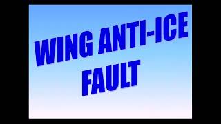 A320 CBT #42 Ice and Rain Systems