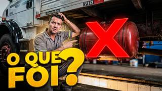 Mercedes air compressor does not inflate air tanks 1113, 1313, small Mercedes, buses and others