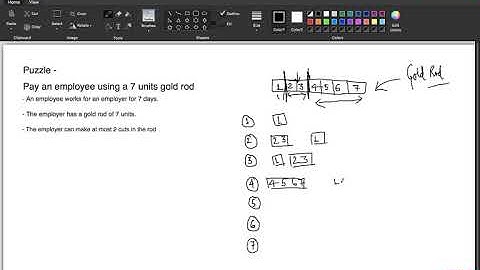 Pay an employee using 7 unit gold rod || Interview Puzzle