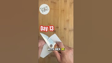 Retesting Day 1️⃣3️⃣: Spyderco Paramilitary 2 Rex45 #triedandtrueedc #testing #spydercoknives