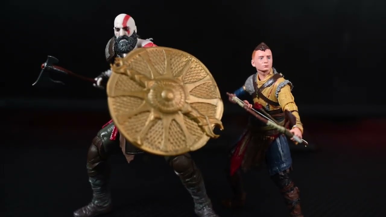 Spin Master PlayStation Shape Collection God of war Kratos & Atreus