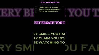 Download Lagu Karaoke Every Breath you Take The Police #karaoke #music #rock #song #cover MP3