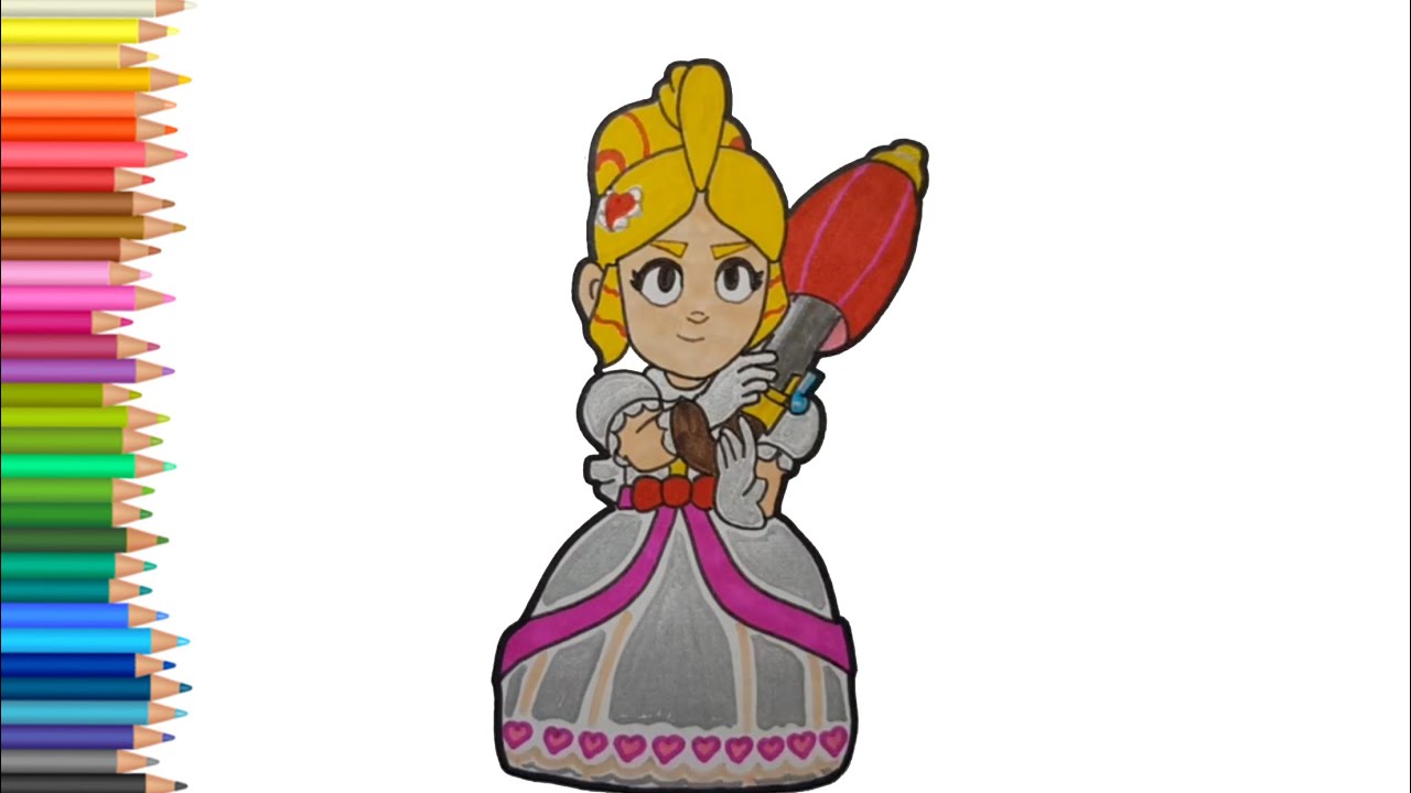 Как нарисовать пайпер из браво старс поэтапно