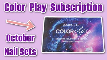 Color Street Color Play Subscription 💅October 2025 Alien Worlds Theme!