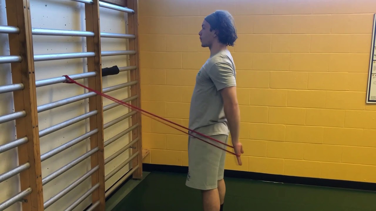Banded Shoulder Extension - YouTube