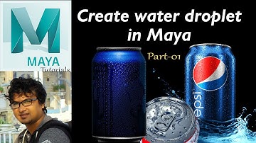 Realistic Water Droplets on Soda Can in Maya | Part 01 | Dream Journey VFX Tutorial