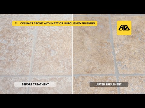 Travertine and Compact Stone: Cleaning and Protection from Stains