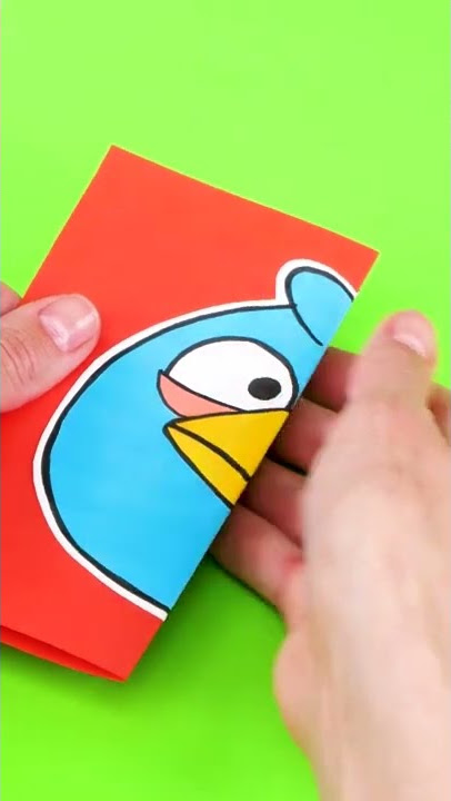 ANGRY BIRDS MINUTE DIY TOY #shorts
