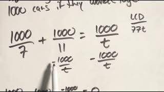 14.6.4  Rational Equations Word Problems - Work Rates Part 2