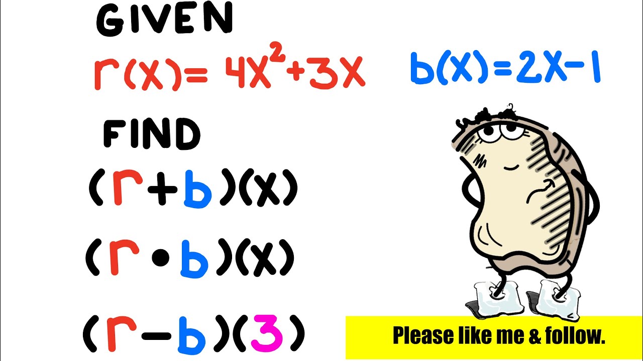 Sum Difference And Product Of Two Functions YouTube sum-difference-and-product-of-two-functions-youtube