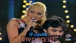 A capella classics - Vivo por ella - Andrea Bocelli & Marta Sanchez. HD isolation.