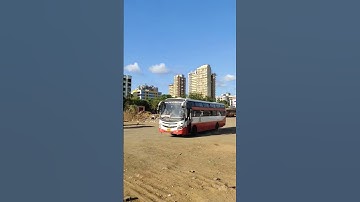 MSRTC Sleeper Seater Bus Borivali - Kalamb Route At Borivali Depot #shorts
