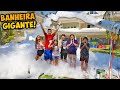 ENCHEMOS A PISCINA COM MUITA ESPUMA! - (LOUCURA)