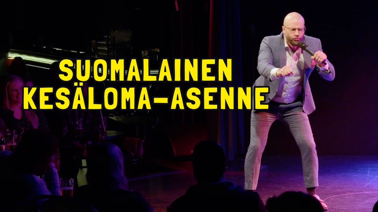 Suomalainen kesäloma-asenne | Tomi Haustola | Stand up -komiikka (re-edit)