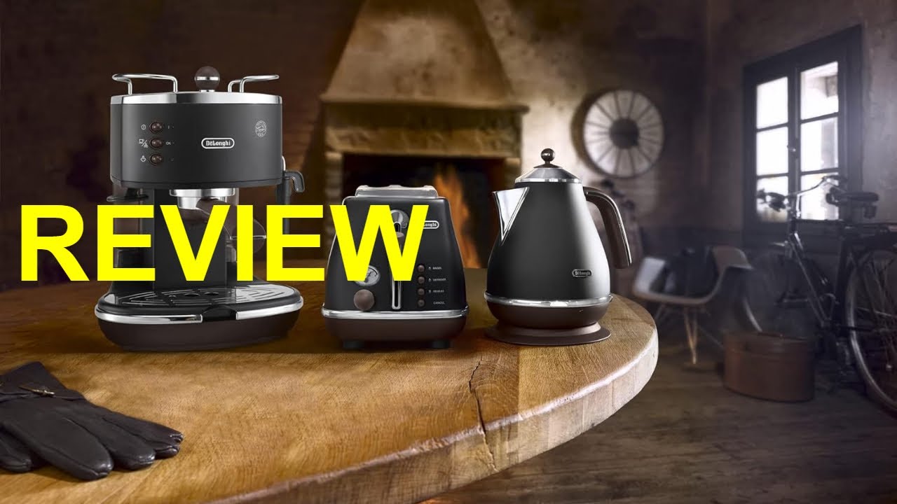 DeLonghi ECOV 311 BK Icona Vintage espresso coffee machine black review