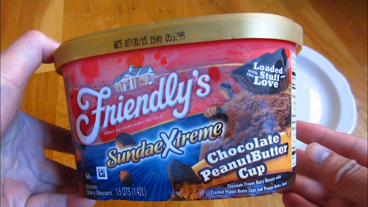 Friendly's Ice Cream Chocolate Peanut Butter Cup Sundae Extreme YouTube
