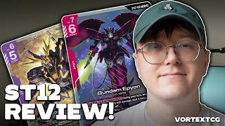 EPYON IS BACK! Gundam Card Game ST12 Raging Onslaught Review!