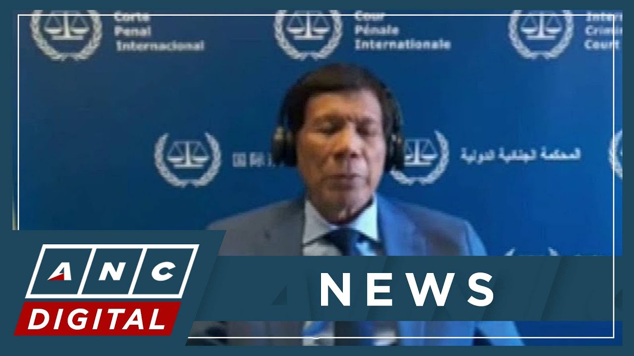 Former pres. Duterte 'stoically awaiting' ICC appeals ruling on interim release | ANC