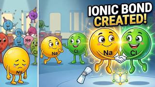 Ionic Bonding Explained | Sodium Chloride (NaCl) Formation 🧂⚡ | Chemistry Anime Story