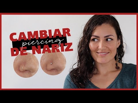 Video: ¿Cómo cambiar el aro de la nariz?