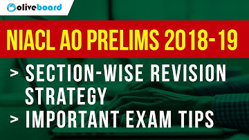 NIACL AO Prelims 2018 | Important Exam Tips & Revision Strategy