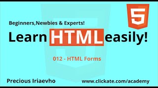 012 - HTML Form - HTML Training Tutorials For Beginners