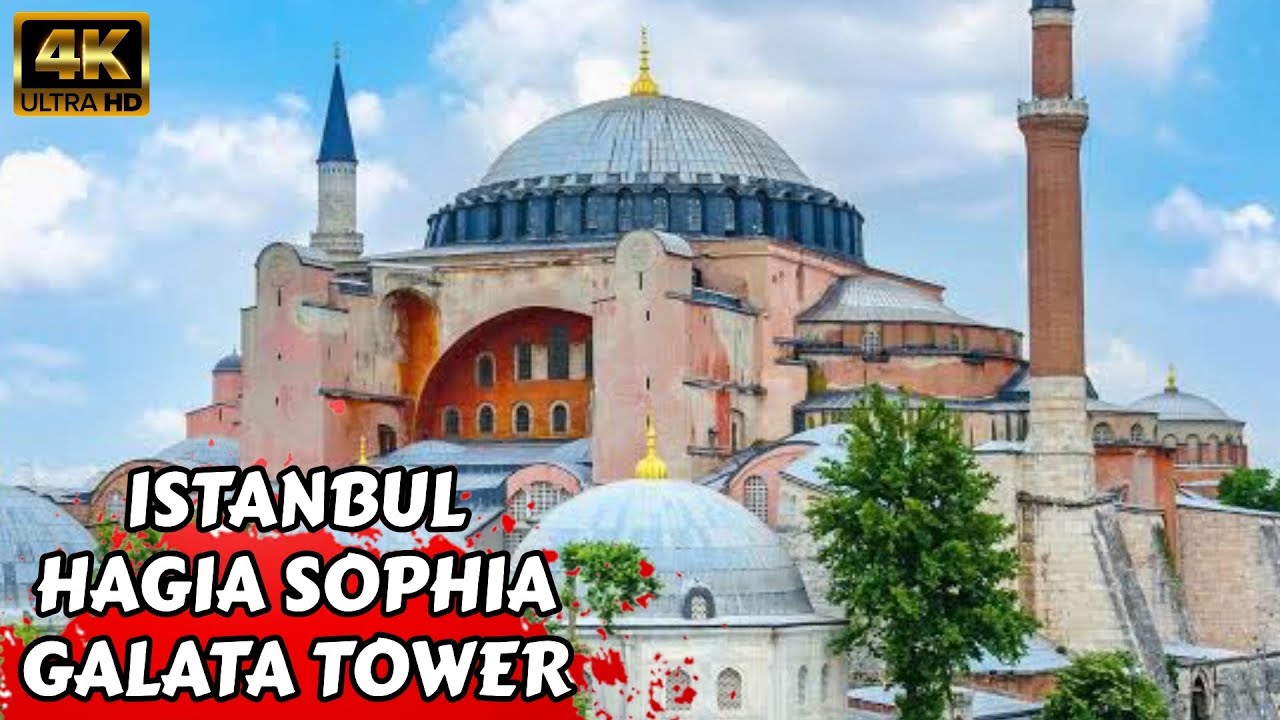 🇹🇷Галатская башня Собор Святой Софии султан ахмед Стамбул Пешеходная экскурсия по ТурцииПутеводитель