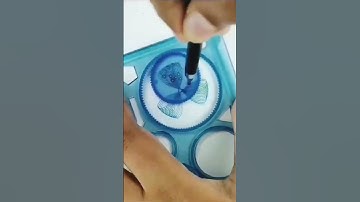 simple spirograph Design Geometric Shapes 25 #trending #youtubeshorts #shorts