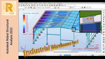 Modeling of Industrial Warehouses | Part 5: Wind and Snow Loads