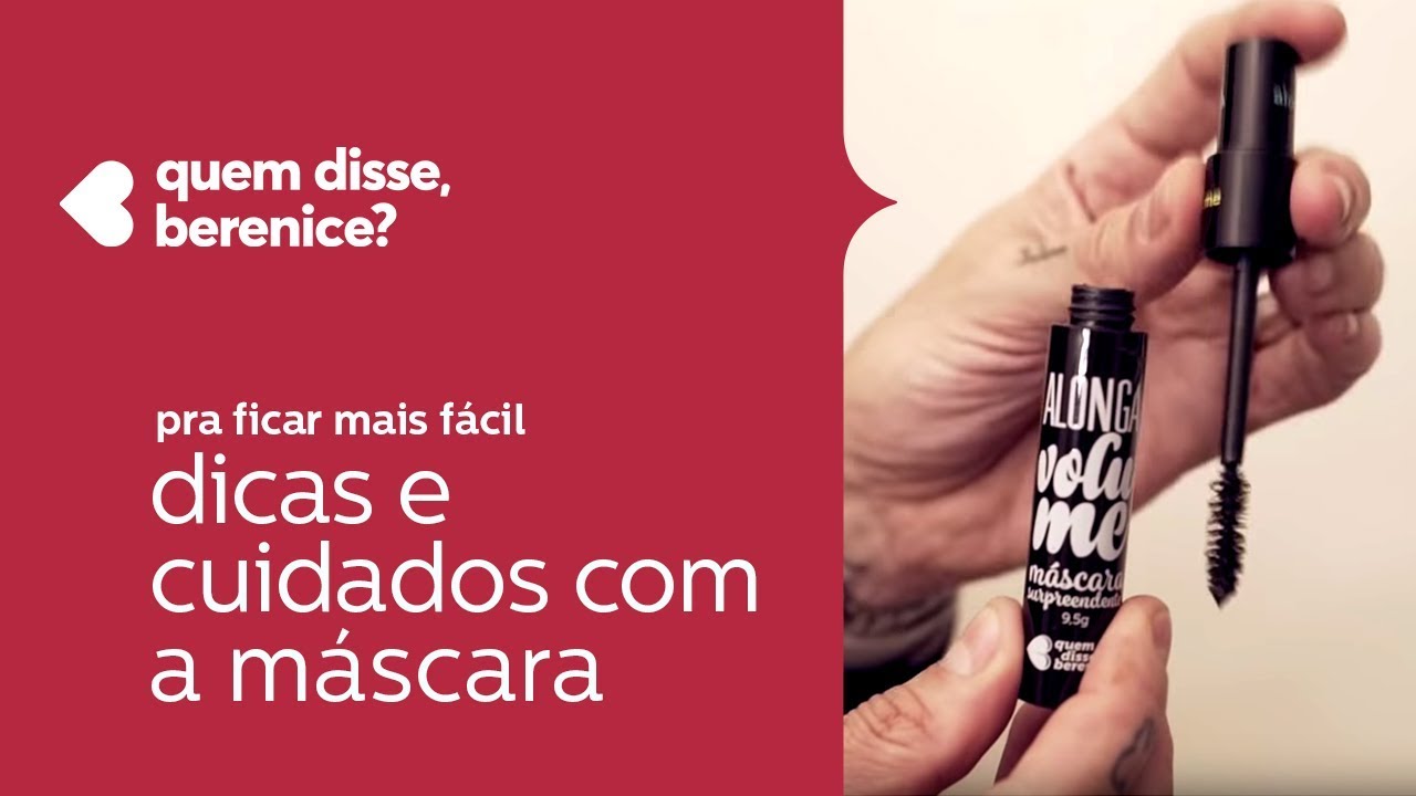 Dicas e Cuidados com a máscara para cílios - YouTube