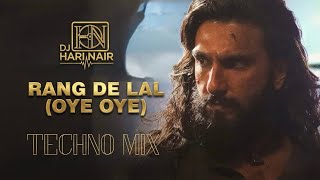 Rang De Lal (Oye Oye) (Bollywood EDM Remix) | Dhurandhar The Revenge | Shashwat Sachdev