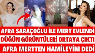 Afra Saraçoğlu Düğün Görüntüleri̇ Mert Ramazan Demi̇r İle Evlendi̇ Kizilcik Şerbeti̇ Düğün Seda Sayan