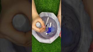 💙 Blue Color + Chalk Crushing ASMR #shorts #satisfying #asmr