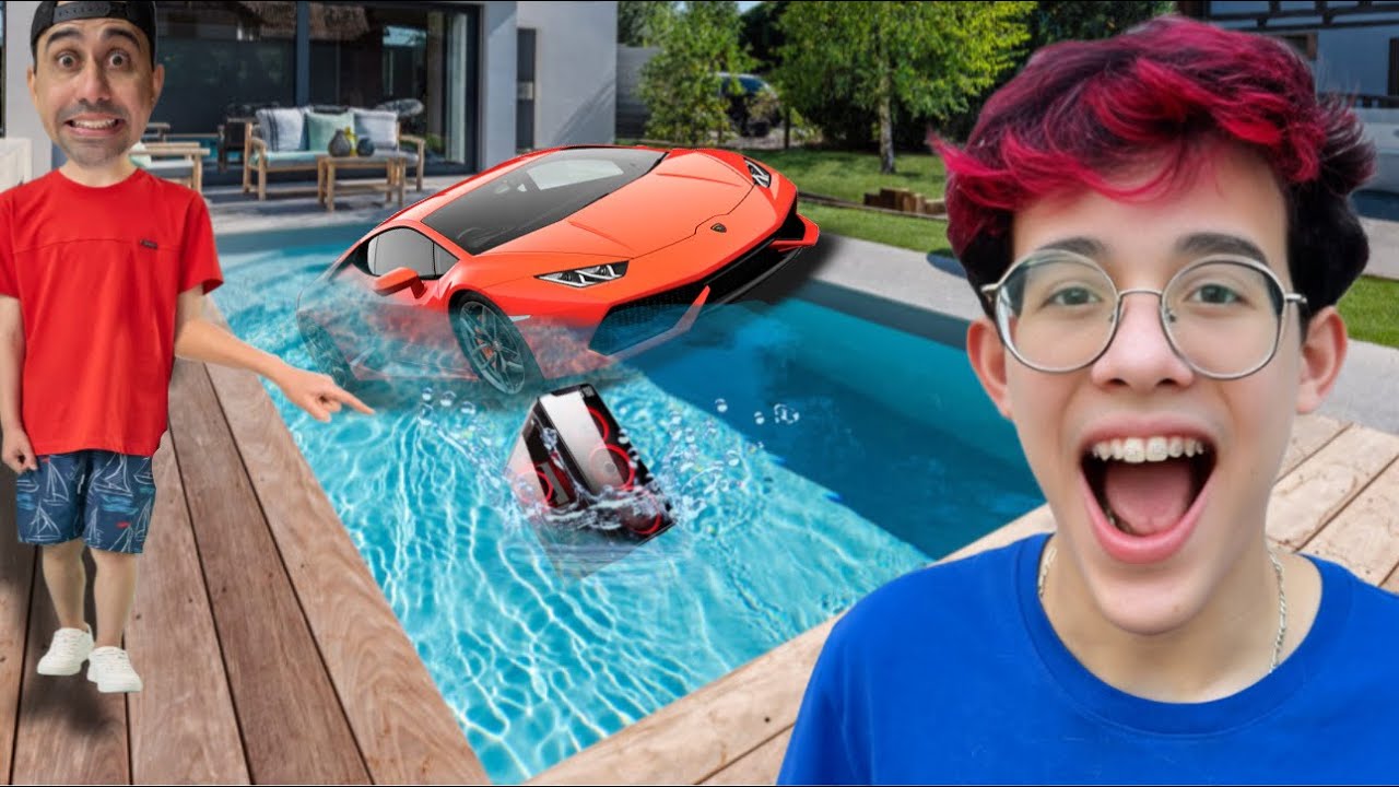 DESAFIO: BOIA OU AFUNDA NA PISCINA 