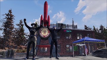Fallout 76 Poor Mans How to Launch Red Rocket Mega Sign Camp Help