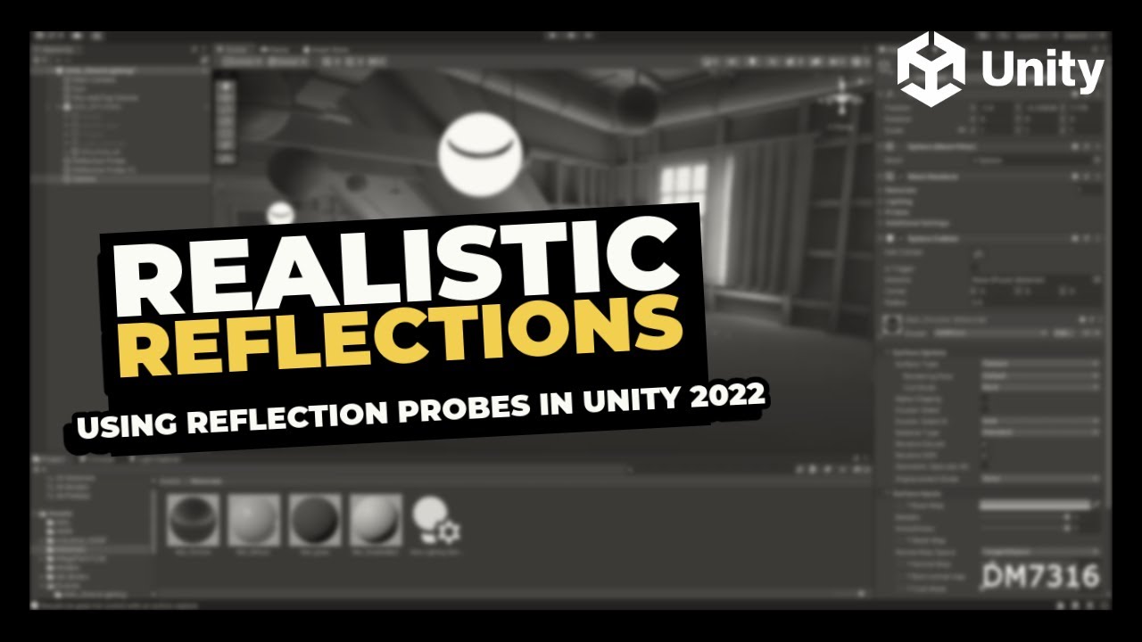 Realistic reflections using the Reflection Probes in Unity HDRP (v 2022 ...