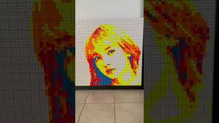 Blackpink Lisa Rubik’s cube mosaic 🖤