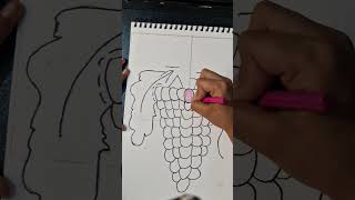 let's Draw Grapes, ideas for hiyan,#art #kidsactivities #drawing #creativejoykids