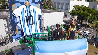 I Retired MESSI'S Jersey In Miami!